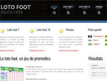 Tablet Screenshot of loto-foot.info
